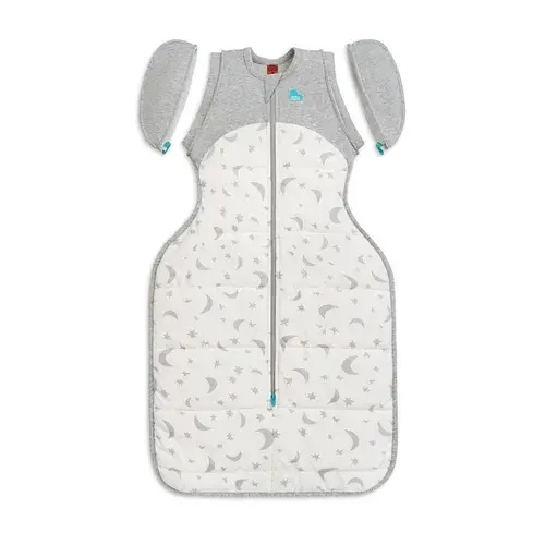 Love To Dream Transition Swaddle Bag 3.5 Tog White Size Medium | Baby Bunting AU