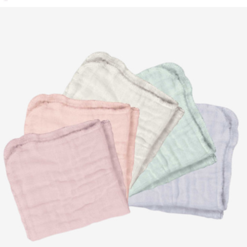 Muslin Cloths (5 Pack) - Rose