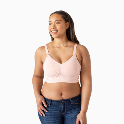 Kindred Bravely Sublime Hands Free Pumping Bra - Pink Heather, Small