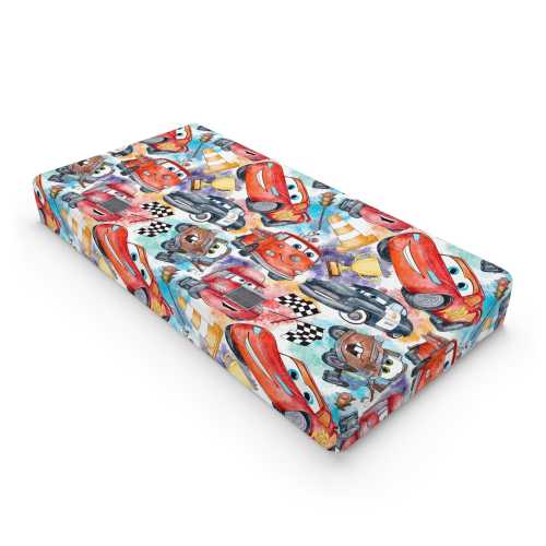 Cars Baby Changing Pad Cover