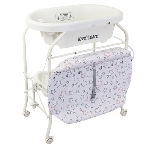 Love N Care Stars Celeste Change Table with Bath Tub