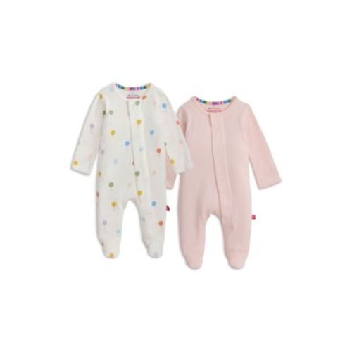 Girls' Cotton Footie Two-Pack Bundle - Baby