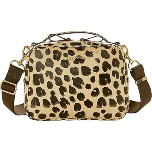 TWELVElittle Luxe Diaper Clutch - Crossbody Diaper Bag with Portable Changing Pad, Zip Out Pouch and Wipes Case