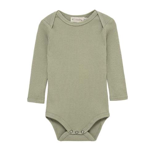 Tea Waffle Long Sleeve One Piece 3-6 months