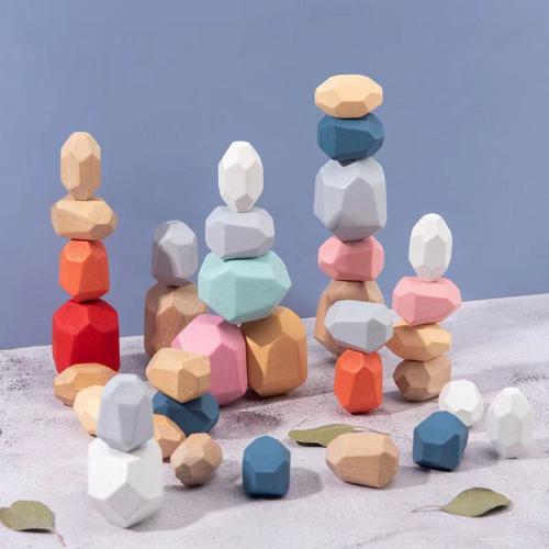 Stacking Pebbles Toy | 32 pcs– Teeny Mini Me