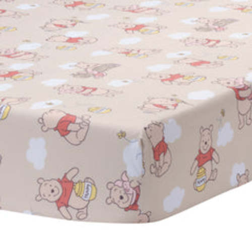 Winnie the Pooh & Friends Fitted Crib Sheet