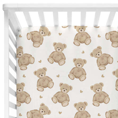 Beary Sweet Crib Sheet