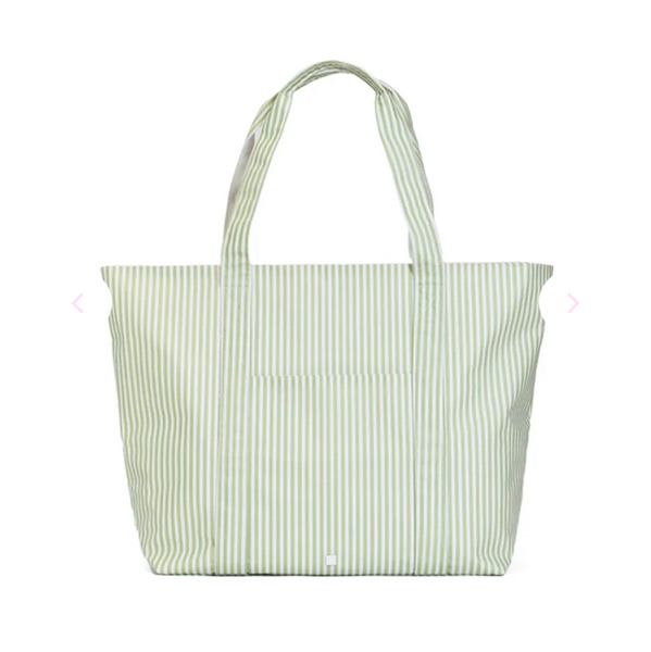 PINK PIMLICO STRIPE TRVL JUMBO TOTE