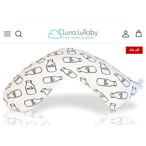 Luna Lullaby Nursing Pillow - Milk Mama | Comfortable Feeding Pillow - Luna Lullaby