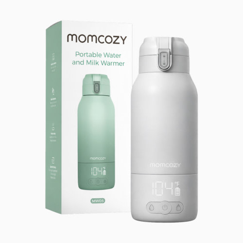 Momcozy Portable Water & Milk Warmer - White/Grey Ombre