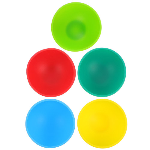 1 Set 5Pcs Mini Baby Food Bowls Practical Sauce Dipping Bowls (Assorted Color)