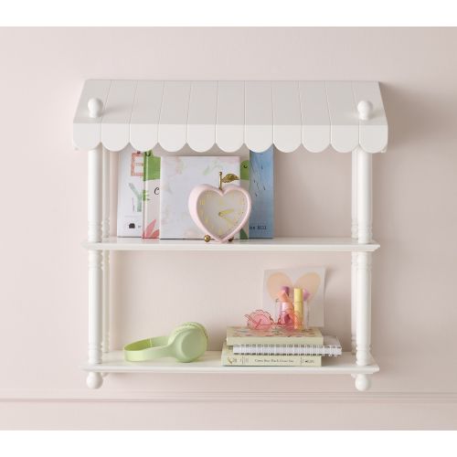Penny Tiered Shelf, White Display | Pottery Barn Kids
