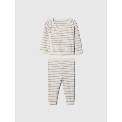 Baby Crossover Sweater Set