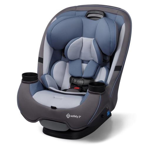 Safety 1st Grow and Go All-in-One Slim Convertible Car Seat, Rear Facing, 5-40 lbs, Forward Facing (30–65 lbs), High Back Booster Seat 40-100 pounds, Alaskan Blue