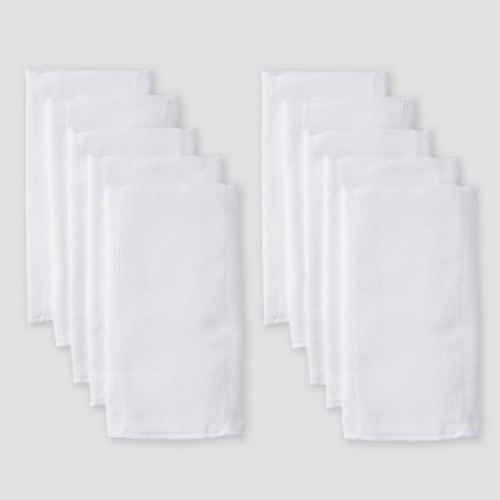 Gerber Baby 10pk Prefold Birdseye Diaper - White One Size
