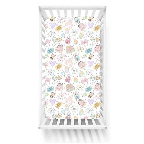 Pastel Park Bamboo Crib Sheet