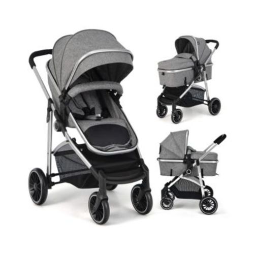 2 in 1 Convertible Baby Stroller High Landscape Infant