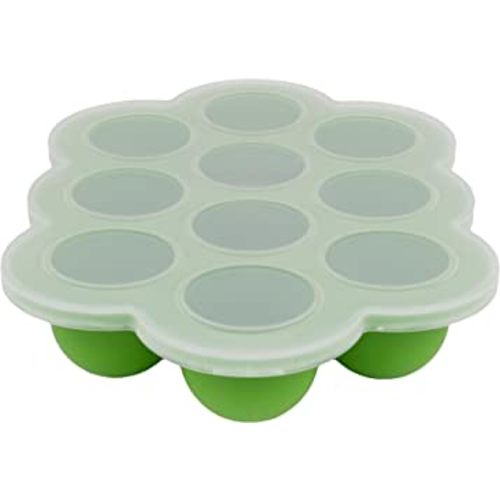 Foldable Snack Cup For Baby And Toddler - 260ml Spill-proof Food Container  Made Of Silicone, Bpa And Phthalate Free, With Lid, Green