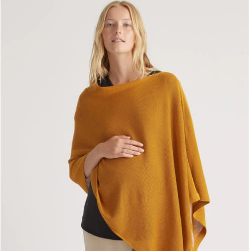 Lightweight Cotton Cashmere Nursing Shawl