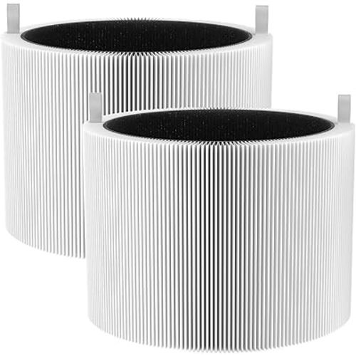 211i Max Replacement Filter Compatible with Blueair Blue Pure 211i Max Air Purifier, H13 True HEPA and Activated Carbon Replacement Filter for Blue Pure 211i Max, Compare to part # F2MAX, 2 Pack