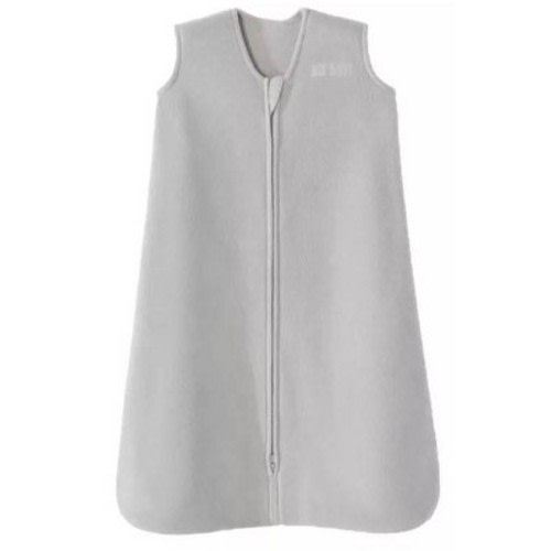 HALO Innovations SleepSack Wearable Blanket Micro Fleece, Color: Light Gray, Size: S