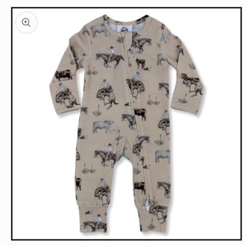 Cowboy Folding Feet Jammies – Cowkid Clothing Company