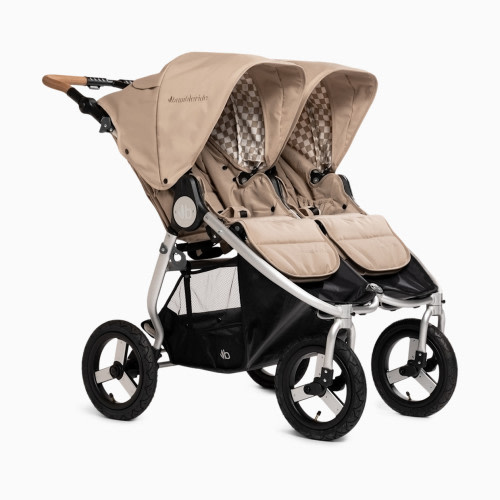 Bumbleride Indie Twin Double Jogging Stroller - Sand Beige