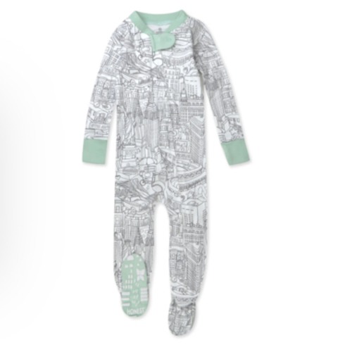 Organic Cotton Snug-Fit Footed Pajamas | Honest Baby Clothing