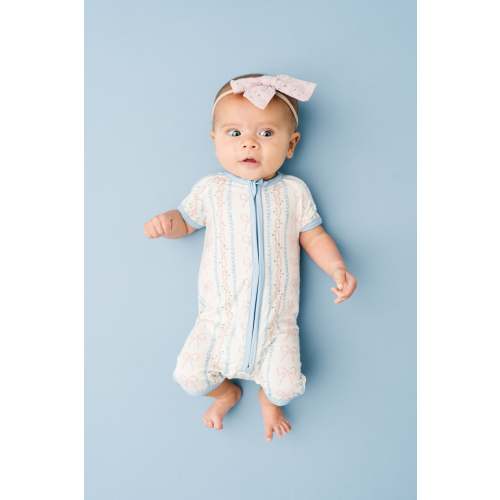 Dainty Bows Bamboo Short Romper