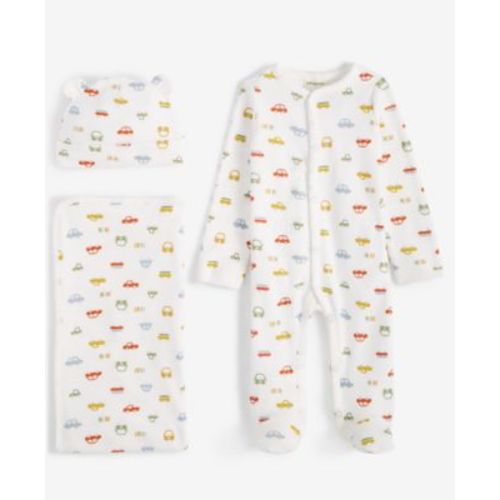 Unisex Hat, Coverall & Blanket 3-Piece Gift Box Set, Created for Macy's