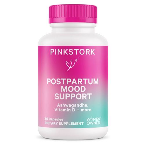 Pink Stork Postpartum Mood Support Dietary Supplement Capsules - 60ct