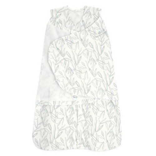 HALO Innovations 100% Cotton Sleepsack Swaddle Wrap - Leaves - S