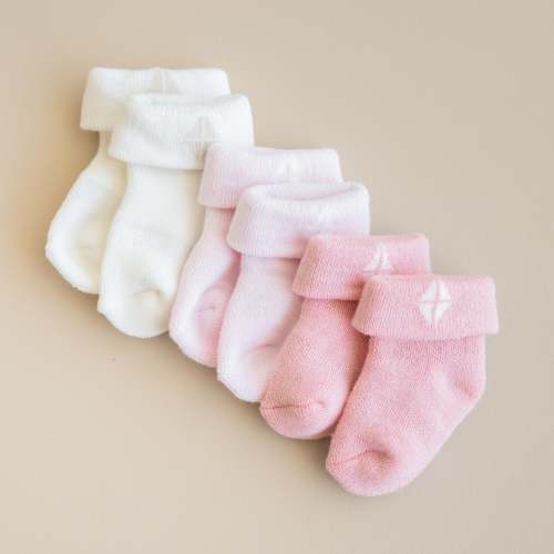 Infant 3-Pack Socks in Pastel