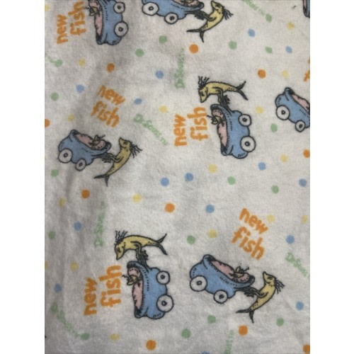 Dr. Seuss NEW FISH Fitted Crib Sheet By Trend Lab 28" x 52"