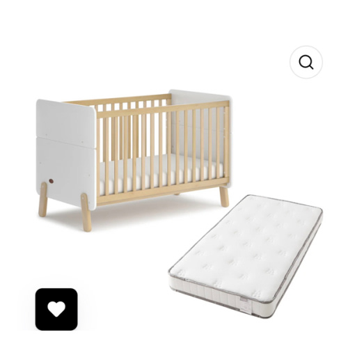 Natty Baby Cot & Pocket Spring Mattress Bundle – Boori