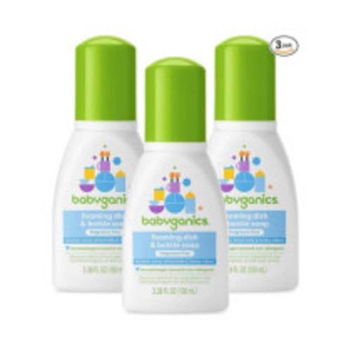 Babyganics Foaming Dish & Bottle Soap, Travel Size