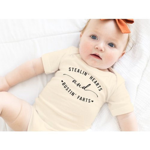 Stealin Hearts and Bustin Farts Onesies® Brand, Baby's 1st Valentine Bodysuit, Funny Valentine Gift for Newborn, BC-VAL65 - Etsy