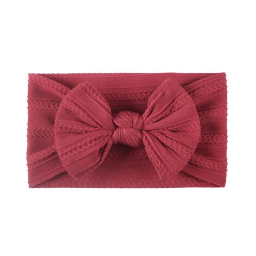 Herrnalise Kids Newborn Girls Baby Solid Headband Hair Band Bow Accessories Headwears