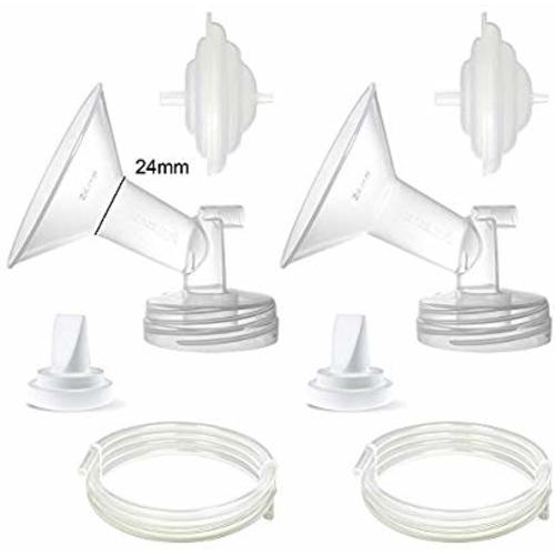 Nenesupply Pump Parts Compatible w Spectra S2 Spectra S1 Pumps Not Original Spectra S2 Accessories Spectra S1 Accessories Not Original Spectra Pump Parts Flange 24mm Duckbill Valves Backflow Protector - Flange 24mm (M)
