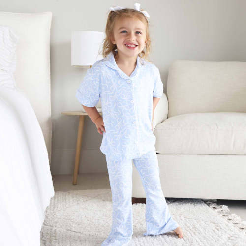 Girl's Two Piece Flare Lounge Sets