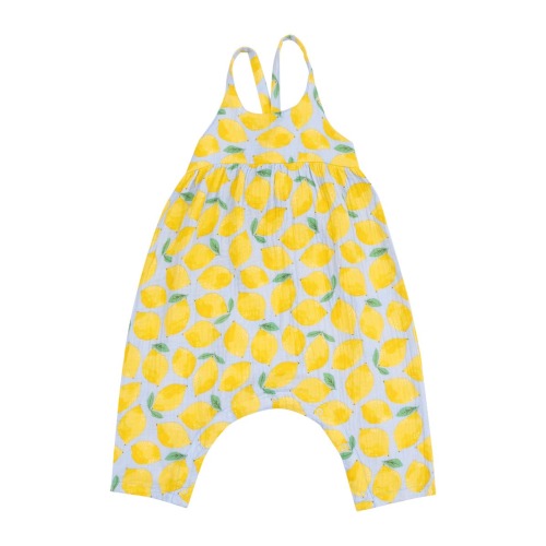 Tie Back Organic Cotton Romper, 18M