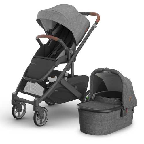 UPPAbaby Cruz V3 Stroller + Bassinet Bundle - Greyson