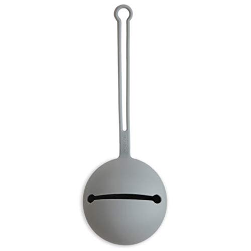 mushie Silicone Pacifier Holder Case (Stone)