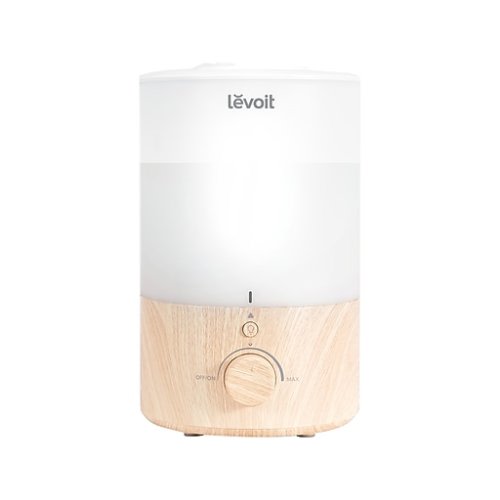 Levoit Dual 150 Ultrasonic Cool Mist Tabletop Humidifier, 0.79-Gallon, 290 sq. ft., White/Beige (HEAPHULVNUS0061Y)