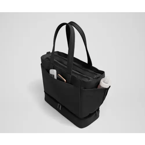 The Double Diaper Tote (Black)