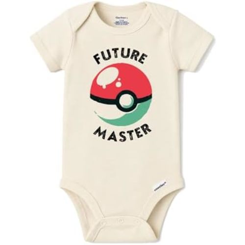 Brain Juice Tees Future Master Baby Bodysuit – Cute Monster Trainer Style Infant Onesie - Gamer Parent Gift