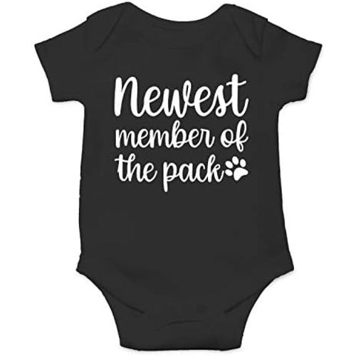 Newest Member of the Pack - Funny Baby Essentials Bodysuit - Baby Boy Clothes Newborn Outfit
