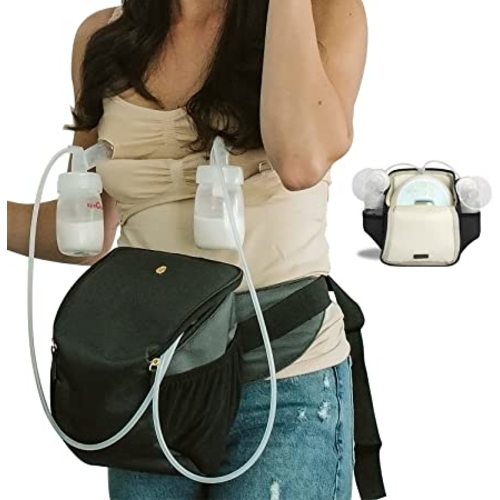 Portable Breast Pump Bag, Spectra S1 Bag. Belt Bag Pumping Bag - Pump-A-Porter - Idaho Jones | Hands Free Carrying Breastpump Bag Turns Electric Breast Pump Into Wearable Breast Pump