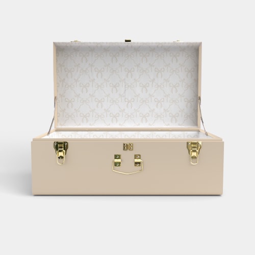 Grand Classic Trunk - Limited Edition Beige - Briarcliff Bows / Embroidery