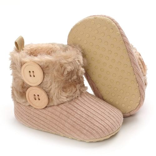 COSANKIM Newborn Baby Girls Boys Boots Soft Anti-Slip Sole Warm Winter Snow Booties Toddler Infant Prewalker Shoes